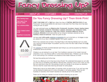 Tablet Screenshot of fancydressingup.net